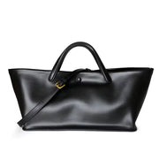 Vintage cow leather shoulder bag