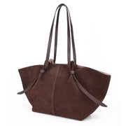 Women large capacity leather tot