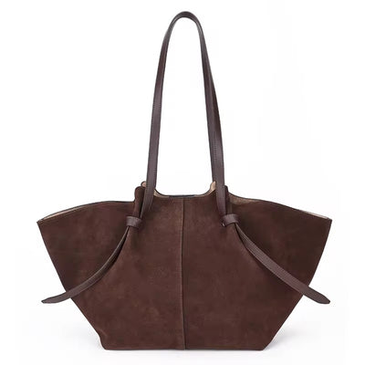 Women large capacity leather tot