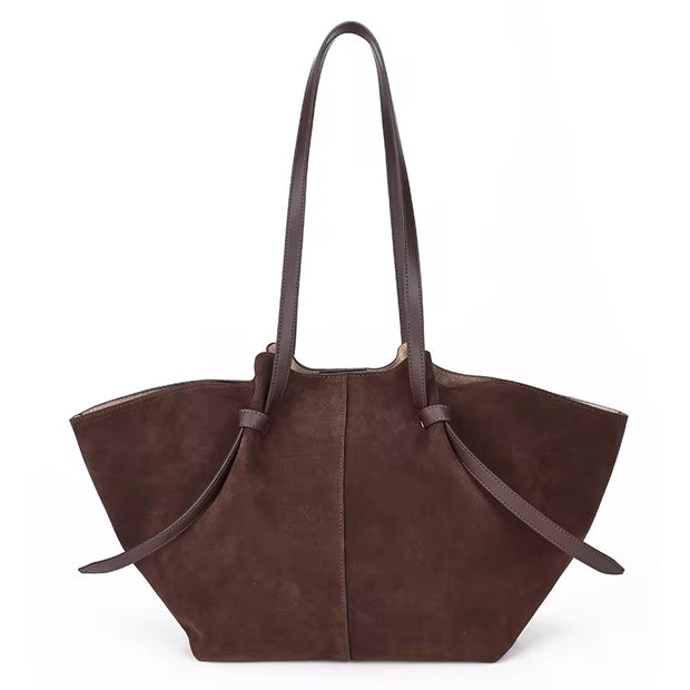 Women large capacity leather tot