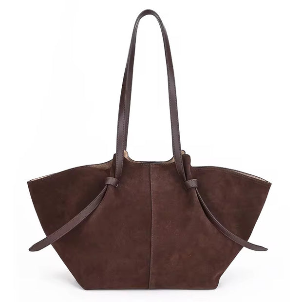 Women large capacity leather tot